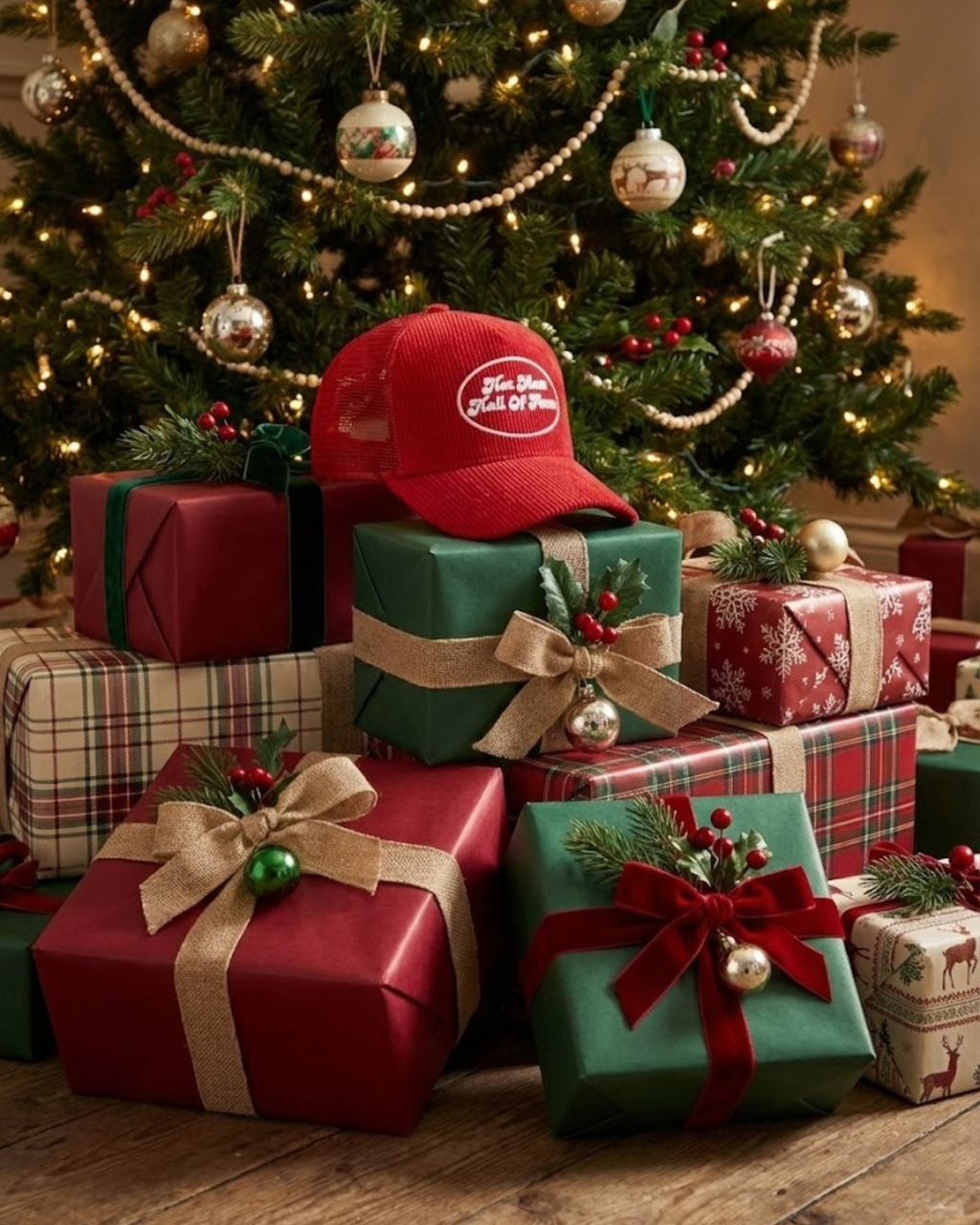 Hot Mess Hall of Fame – Red Corduroy Trucker (Pre-Order)