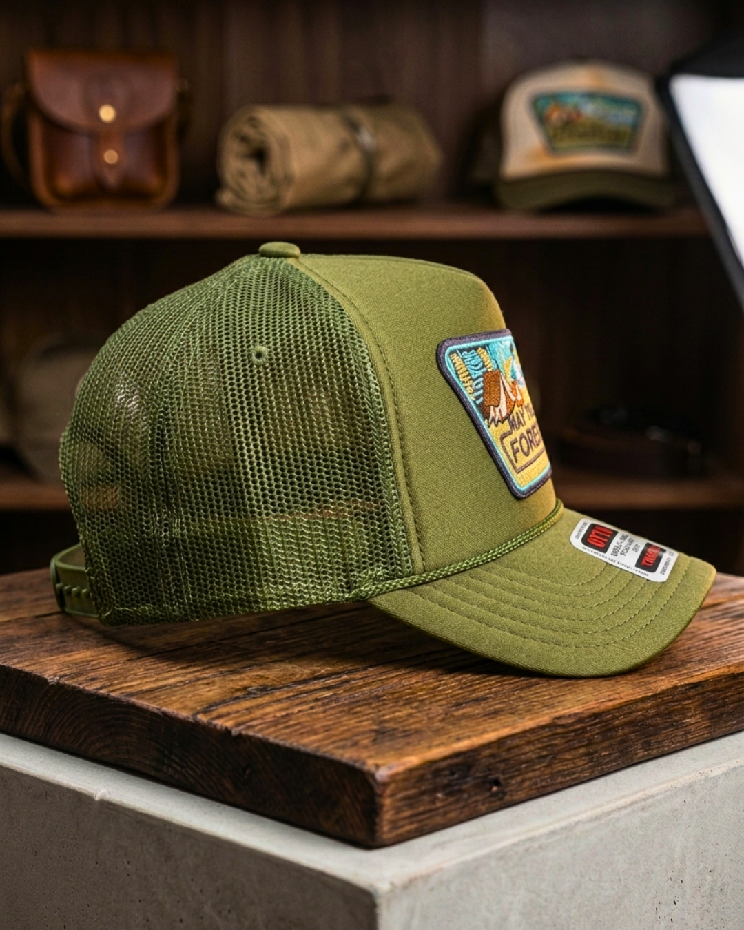 "May the Forest Be With You" // Vintage Foam Trucker Hat