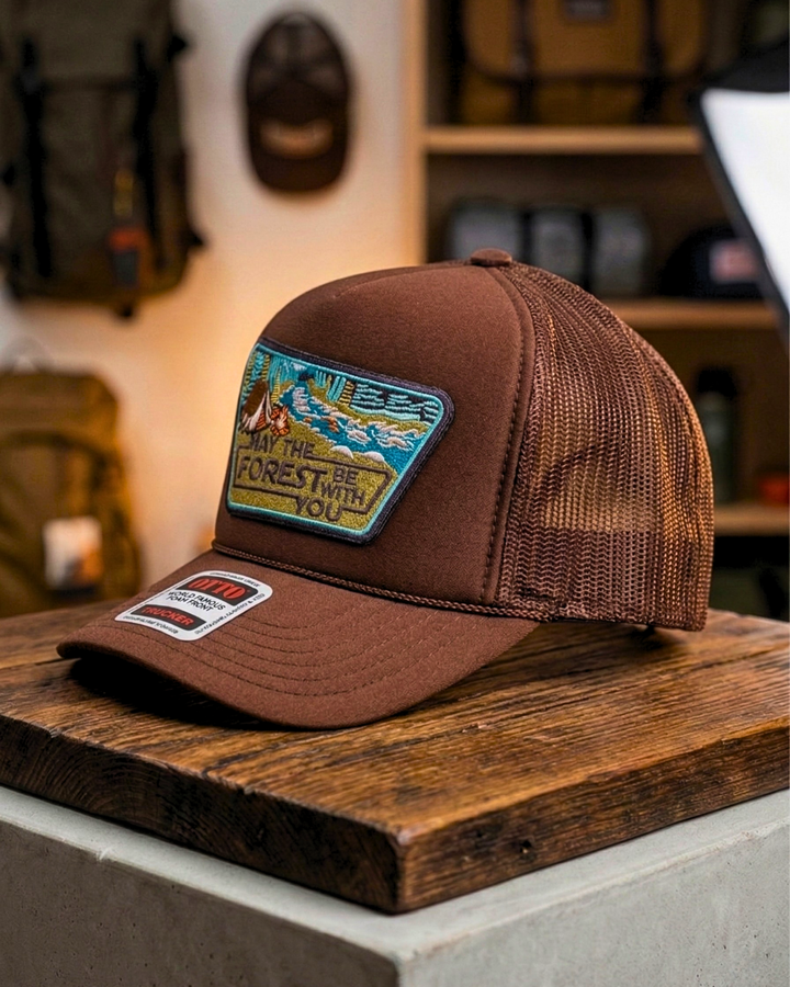 "May the Forest Be With You" // Vintage Foam Trucker Hat