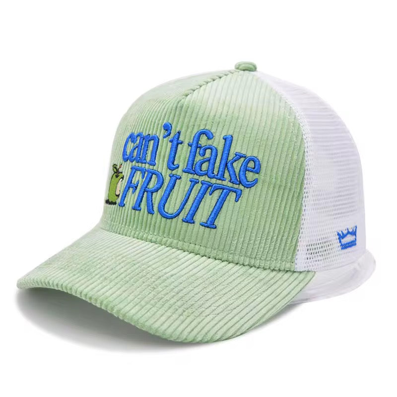 🍉 Can’t Fake Fruit — Corduroy Trucker AVAILABLE FOR PRE-ORDER NOW! SHIPS END OF NOVEMBER