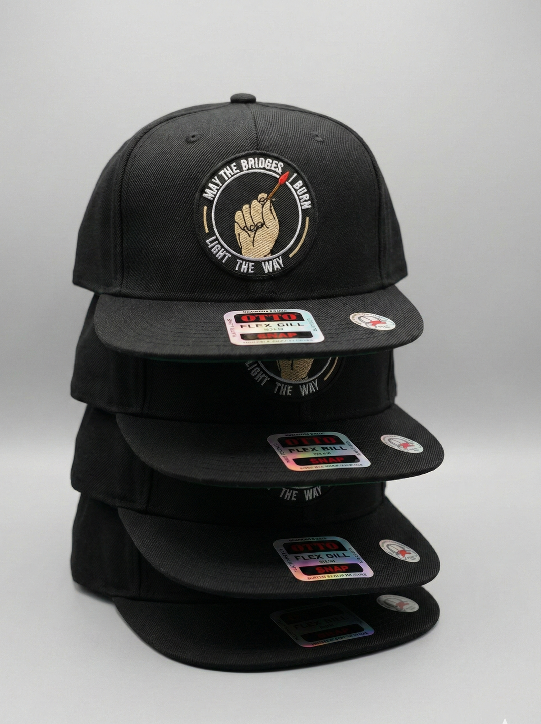 No Ragerts // Black SnapBack