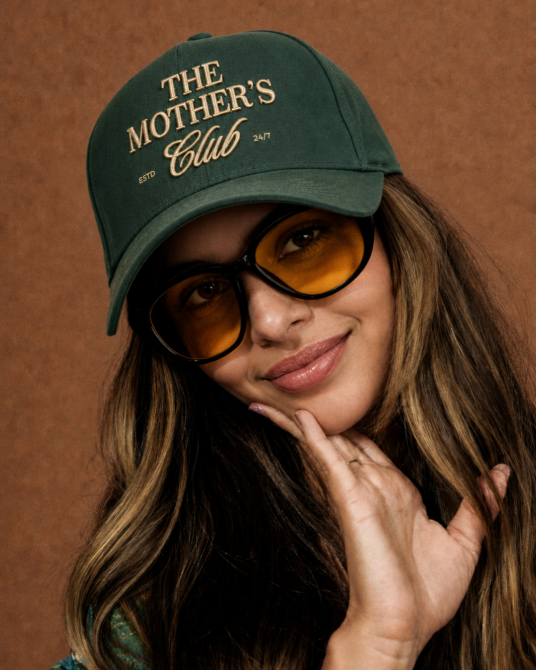 Pre Order - The Mother's Club Cap - Forest Green - Support Your Local Mother - 3D Puff Embroidery