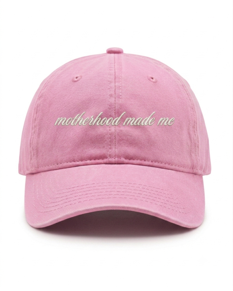 Motherhood Made Me - Dad Hat - Sage Green - Pre Order