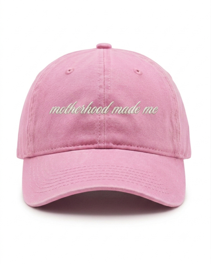 Motherhood Made Me - Dad Hat - Sage Green - Pre Order