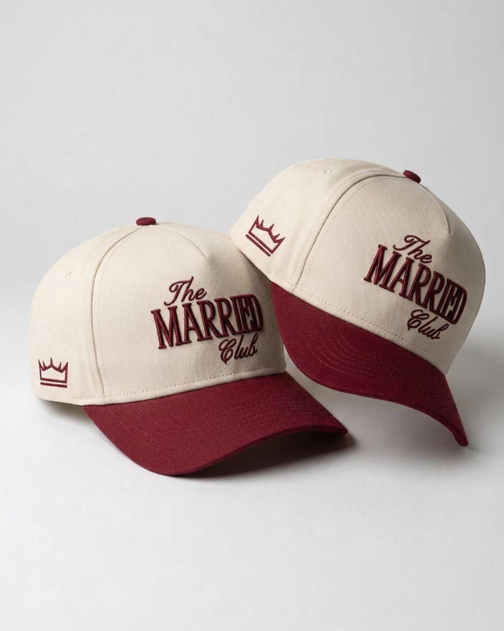 Married Club Hat - Premium Wedding & Anniversary Gift - Crowned One