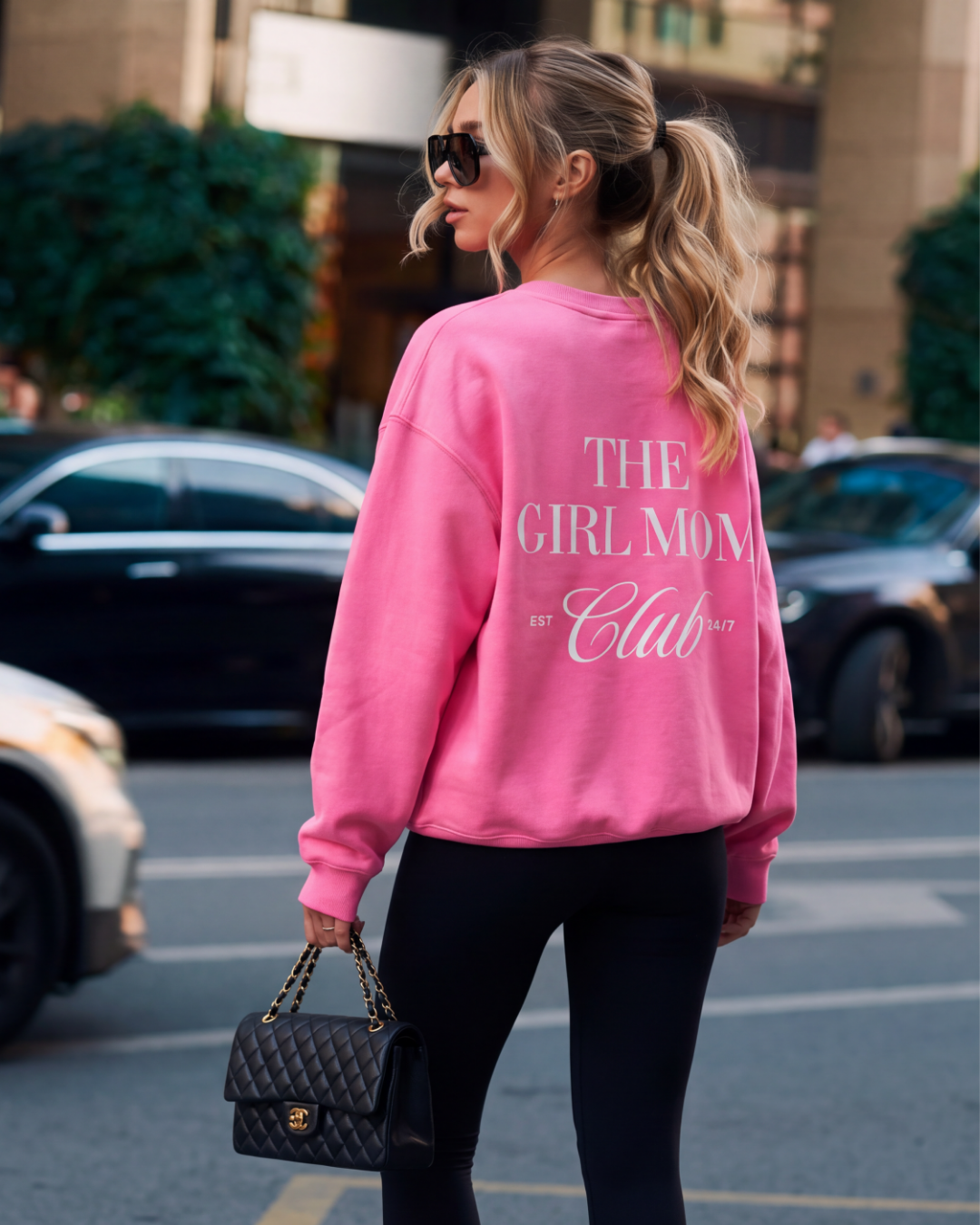The Girl Mom Club Oversized Sweatshirt