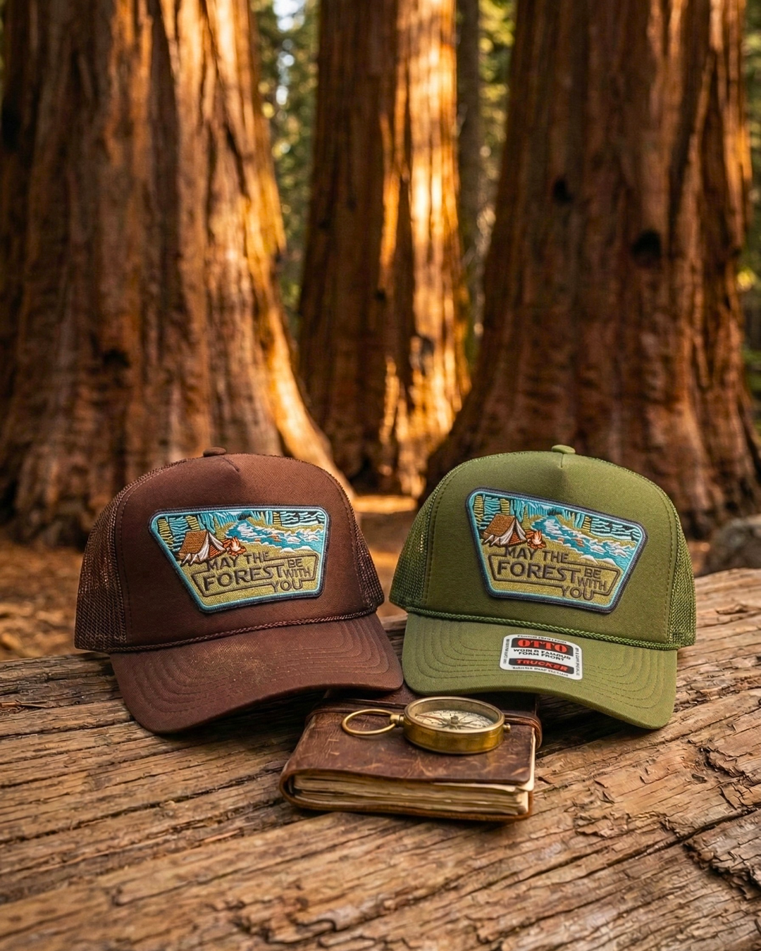"May the Forest Be With You" // Vintage Foam Trucker Hat