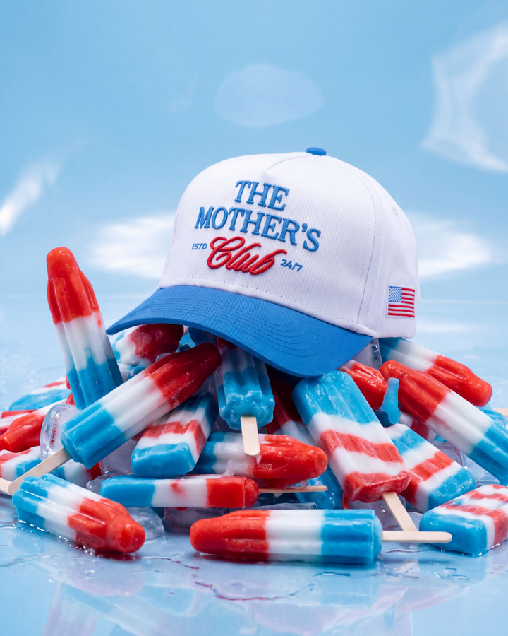 Red, White, & Blue "Mother's Club" Trucker Hat