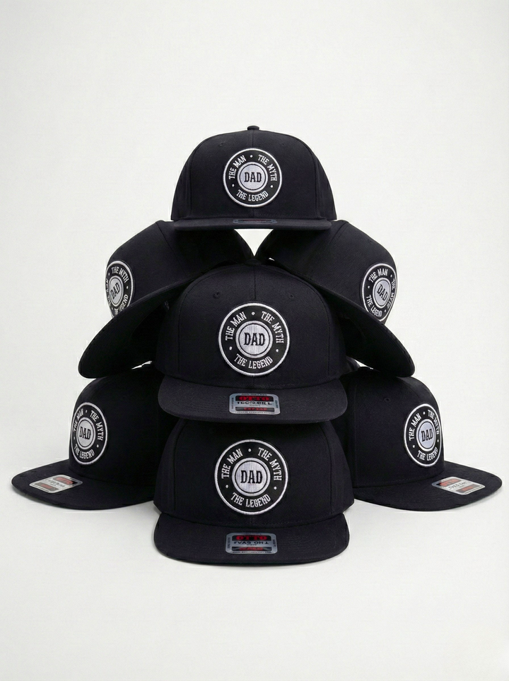 Dad "Man, Myth, Legend" // Black Snapback