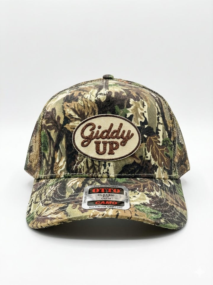Giddy Up // Camo Trucker