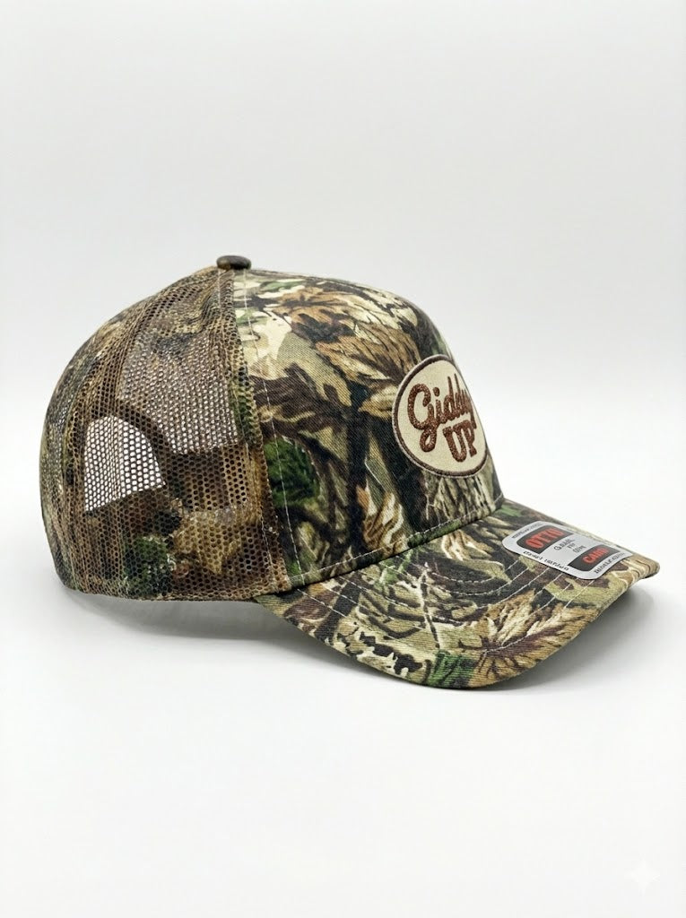 Giddy Up // Camo Trucker
